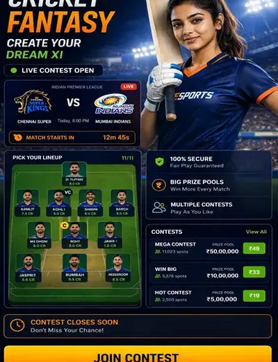 KryptView (upi & instant payout tracker) fantasy cricket & matchday visual 3